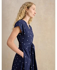 Hobbs London Women's Samantha Polka Dot Midi Dress