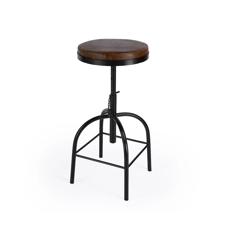 Butler Specialty Clyde Leather 25" Adjustable Bar Stool