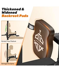 Fed Fitness 400LBS Power Tower, 10-in-1 Adjustable Pull Up Dip Station, Multi-Function Home Gym Strength Training Equipment