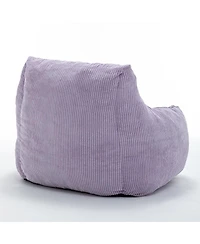 Streamdale Furniture Giant Corduroy Bean Bag Chair with Armrests - Large Adult Sofa