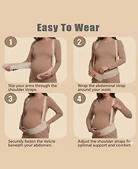 Sunveno Seamless Maternity Support Belt with Back Stay