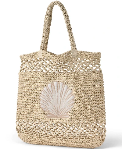 Lands' End Novelty Openweave Straw Bag