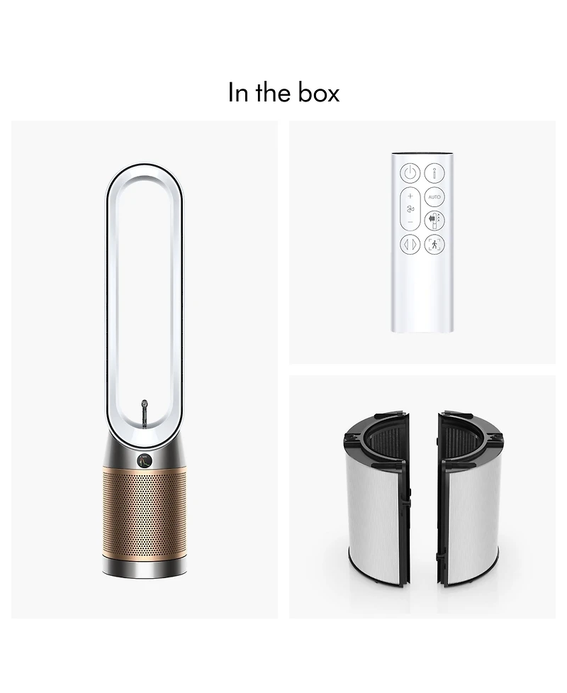 Dyson Find+Follow Purifier Cool | White/Gold