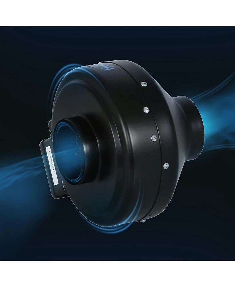 Hurricane Commercial Grade Inline Wall Mount Fan For Hvac and Ventilation Uses
