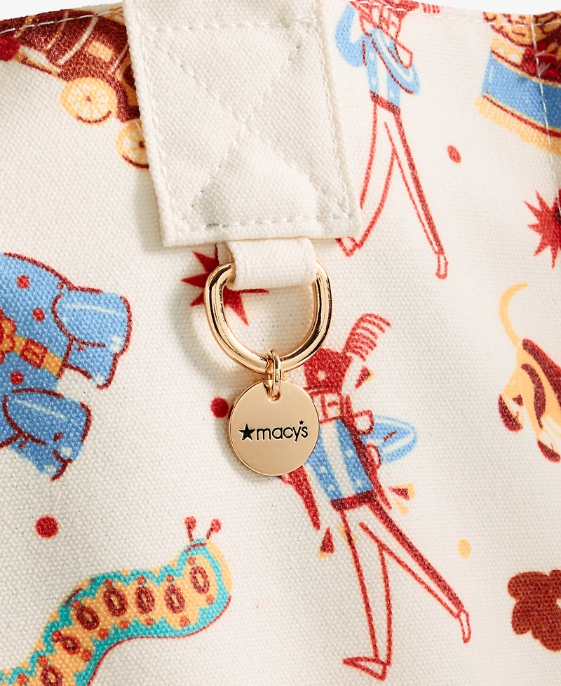 Macy's 100th Thanksgiving Day Parade 2026 Character-Print Canvas Tote Bag, Macy's Exclusive
