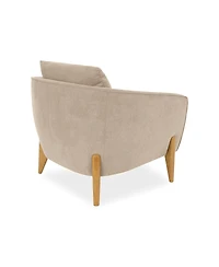 Streamdale Furniture Modern Upholstered Accent Chair with Back Pillow