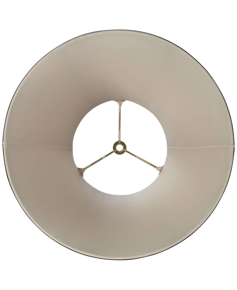Springcrest Collection Set of 2 Softback Bell Lamp Shades Slant Spider with Replacement Harp Finial Fitting