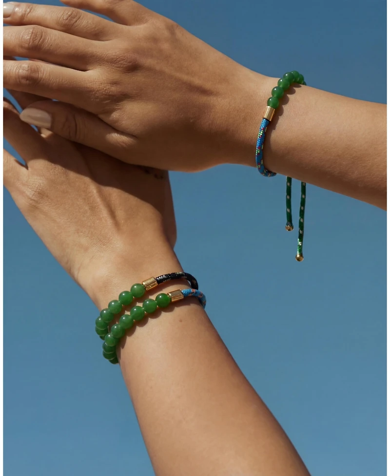 seree Paracord Jade Slider Bracelet