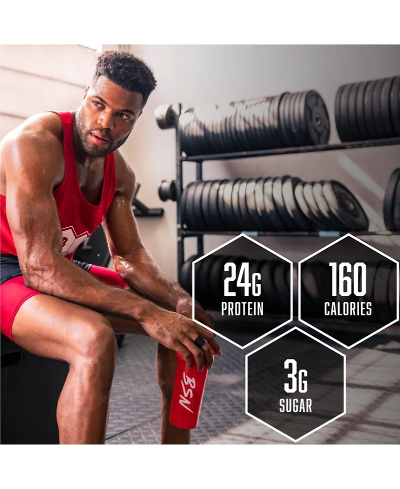 Glanbia: Bsn 6 Edge Protein Powder,With Hydrolyzed Whey, Micellar Casein, Milk Protein Isolate, Low Sugar, 24g Protein, Vanilla Milkshake, 48 Servings