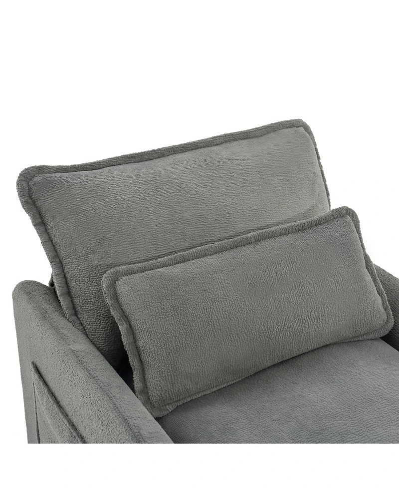 Streamdale Furniture Modern Plush Upholstered Sofa Set with Storage Pockets