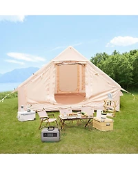 Streamdale Furniture Inflatable 4-Season Waterproof Camping Tent with Hand Pump