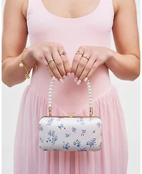Fable England Women's Forget-Me-Not Pearl Handle Clutch