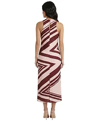 Donna Morgan Women's Printed Sleeveless Midi Dress