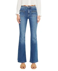 KanCan Women's Kasey High Rise Flare Jeans