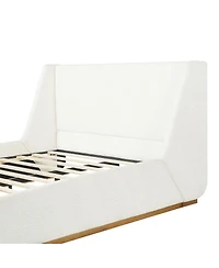 Streamdale Furniture Luxury upholstered bed with wings