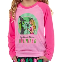 Wicked Big Girls Pajamas Elphaba And Glinda Together We're Unlimited Long Sleeve Pajama Set