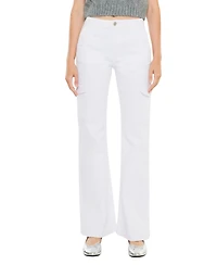 KanCan Women's Marilyn High Rise Wide Flare Jeans