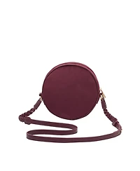 Fable England Women's Magical Mushroom Embroidered Velvet Circle Bag