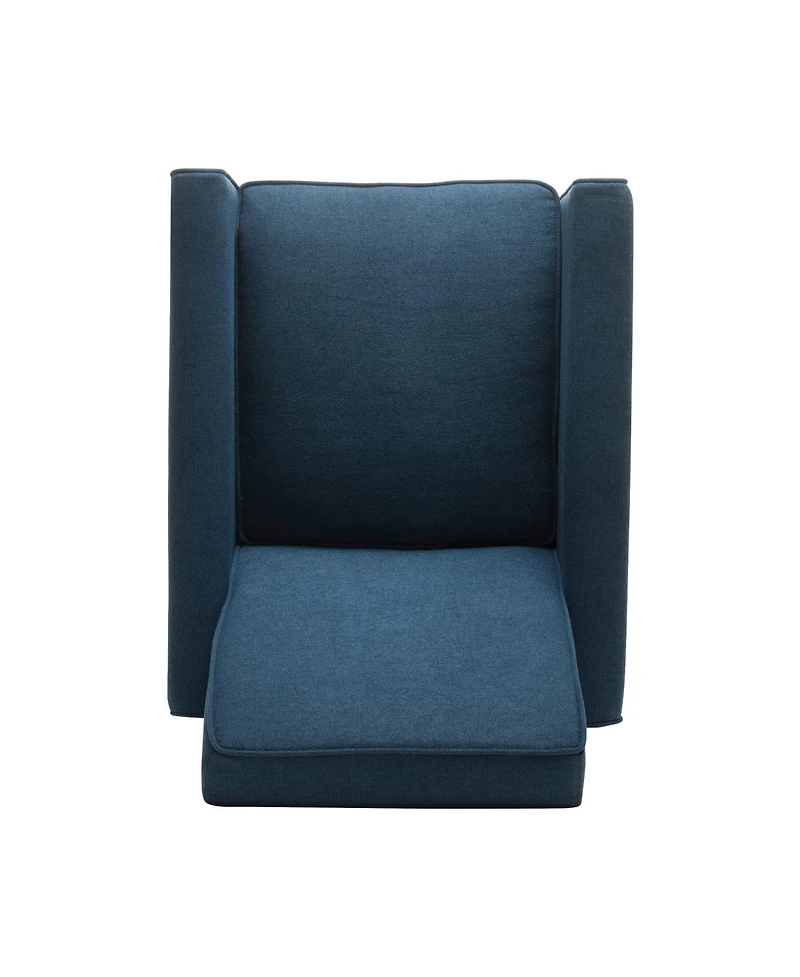Streamdale Furniture Fabric Push Back Chair for Elegant Home Decor