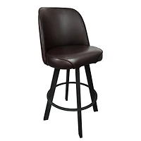 Streamdale Furniture Set of 2 Commercial-Grade Upholstered Swivel Bar Stools