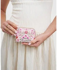 Fable England Women's Floral Heart Purse