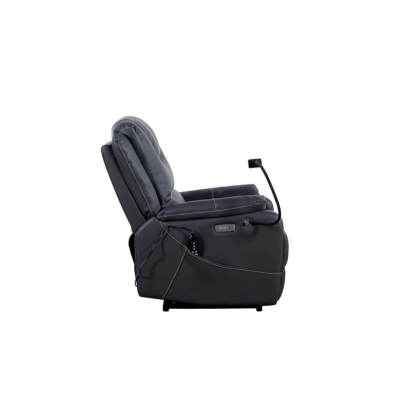 Streamdale Zero Gravity Power Recliner with Massage, Heat, Usb, and Phone Holder