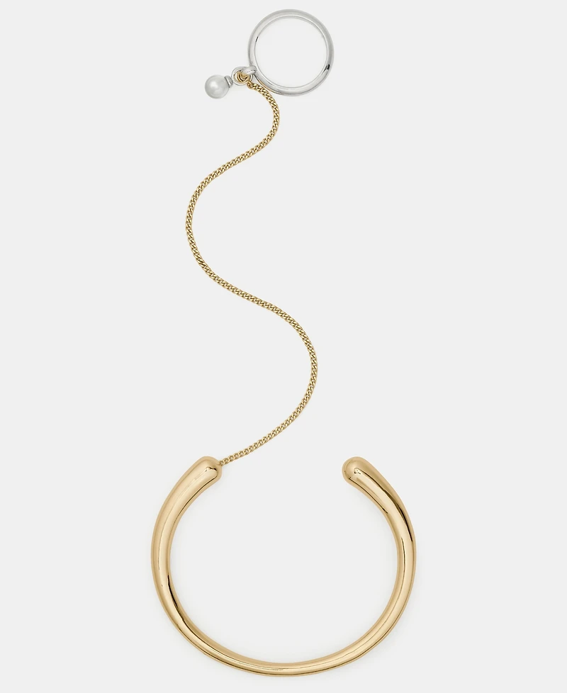 kate spade new york Two-Tone Chain Reaction Cuff Bracelet & Ring