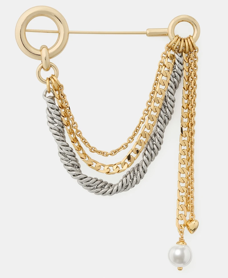 kate spade new york Two-Tone Chain Reaction Brooch