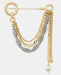 kate spade new york Two-Tone Chain Reaction Brooch