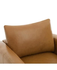 Streamdale Furniture Modern Accent Club Chair with Rubberwood Legs
