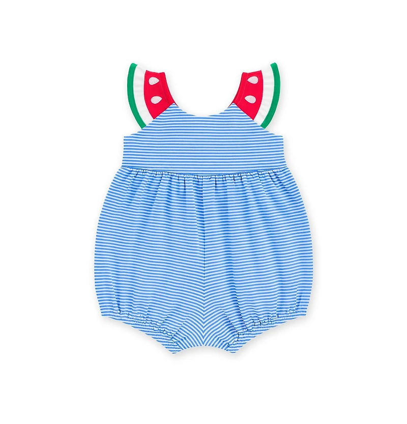 Florence Eiseman Baby Girl's Seersucker Swimsuit With Watermelon