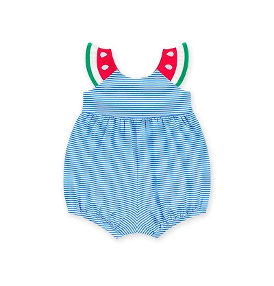Florence Eiseman Baby Girl's Seersucker Swimsuit With Watermelon