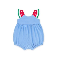 Florence Eiseman Baby Girl's Seersucker Swimsuit With Watermelon