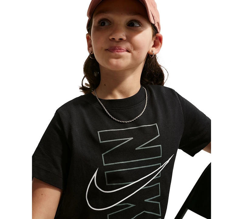 Nike Girls' 7-16 Sportswear Short-Sleeve T-Shirt