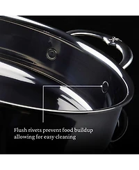 Hestan NanoBond Titanium Stainless Steel -Quart Covered Saute with Helper Handle