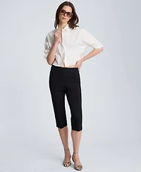 Kenneth Cole Women's Hollywood Mid-Rise Capri Pants