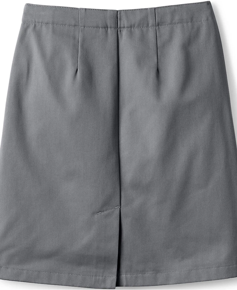 Lands' End Plus School Uniform Blend Chino Skort Top of Knee
