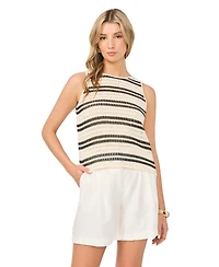 Vince Camuto Women's Striped Tank Top