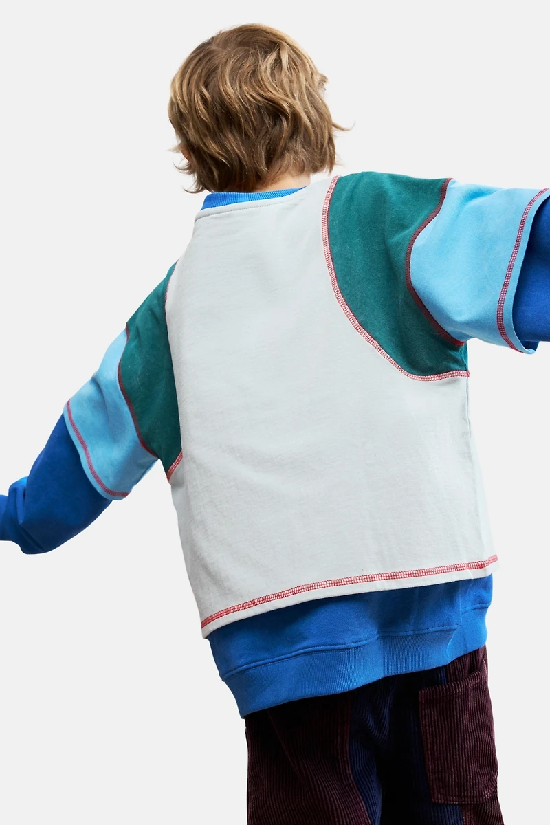 Desigual Boys's Combined sporty sweatshirt