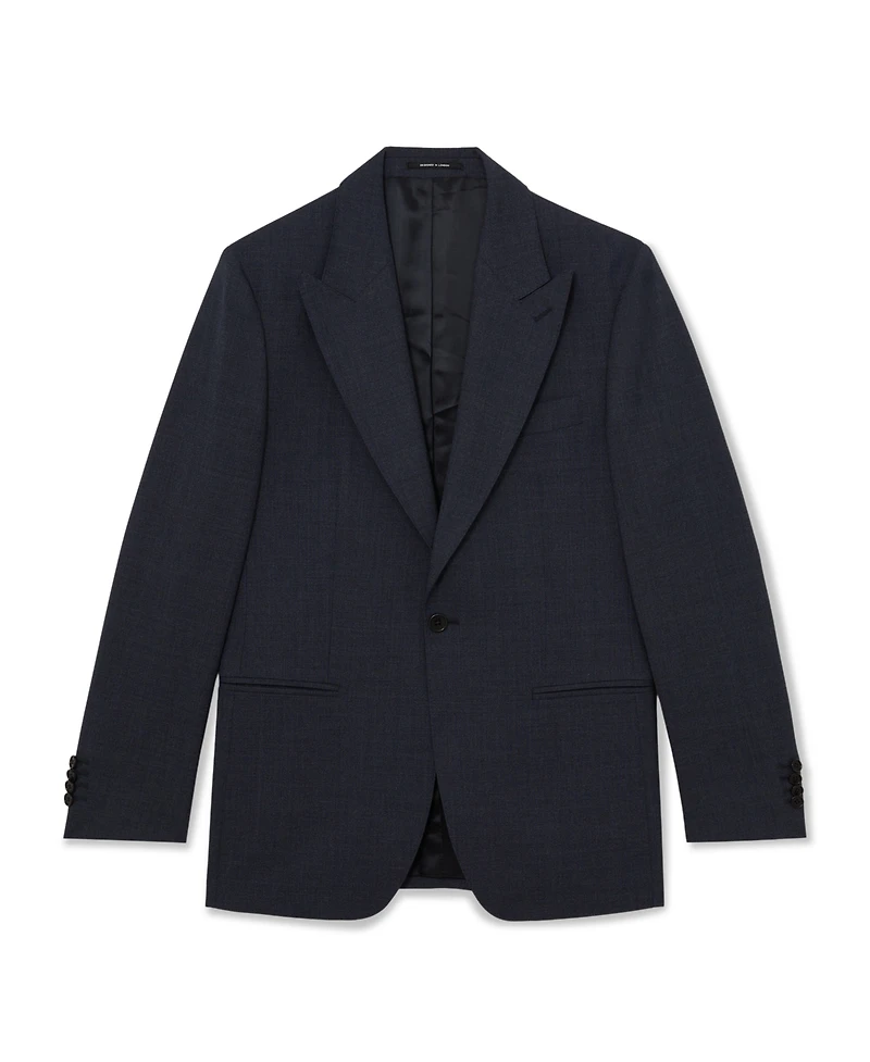 Reiss Men's Fiber Tailored-Fit Wool Textured Single-Breasted Blazer