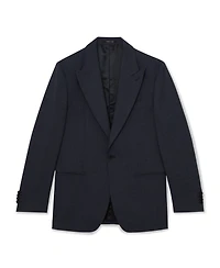 Reiss Men's Fiber Tailored-Fit Wool Textured Single-Breasted Blazer