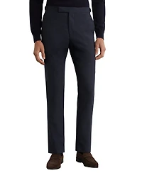 Reiss Men's Fiber Wool Textured Tailored-Fit Pants