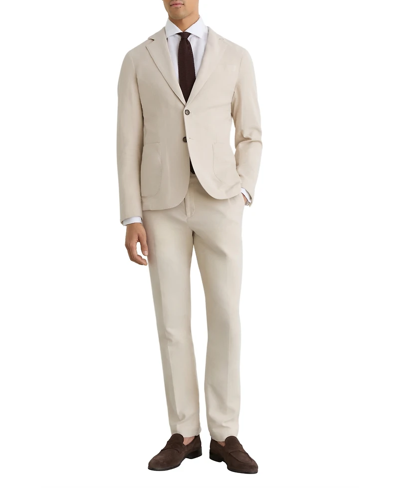 Reiss Men's Jason Garment-Dyed Pique Single-Breasted Suit Blazer
