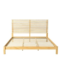 Streamdale Furniture Premium Solid Wood King Bed Frame with Headboard