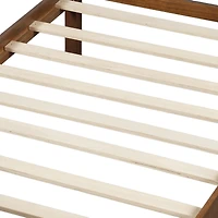 Streamdale Furniture Twin Size Minimalist Modern Platform Bed with Headboard and Footboard
