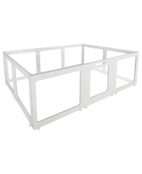 Streamdale Furniture Clear Acrylic Indoor Playpen For Puppies, Rabbits, And Cats (10 Panels