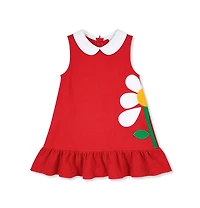 Florence Eiseman Toddler Girls Knit Dress With Flowers