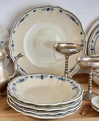 Costa Nova Vila Floral Pattern Pasta Plates, Set of 6