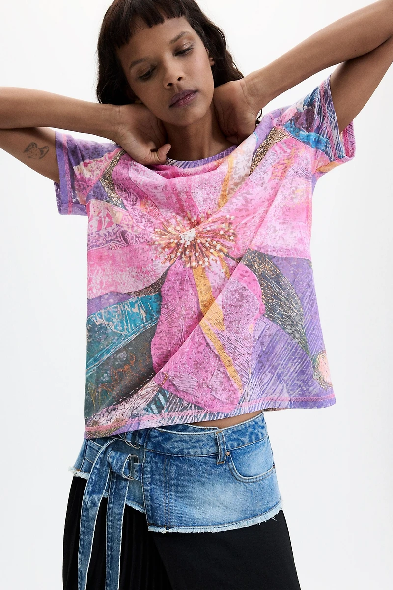 Desigual Women's Floral Printed T-Shirt