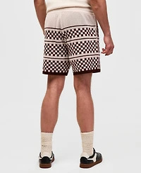 Mode of One Men's Check Sweater Shorts, Macy's Exclusive